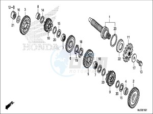 NC750JH Europe Direct - (ED) drawing TRANSMISSION (COUNTERSHAFT)