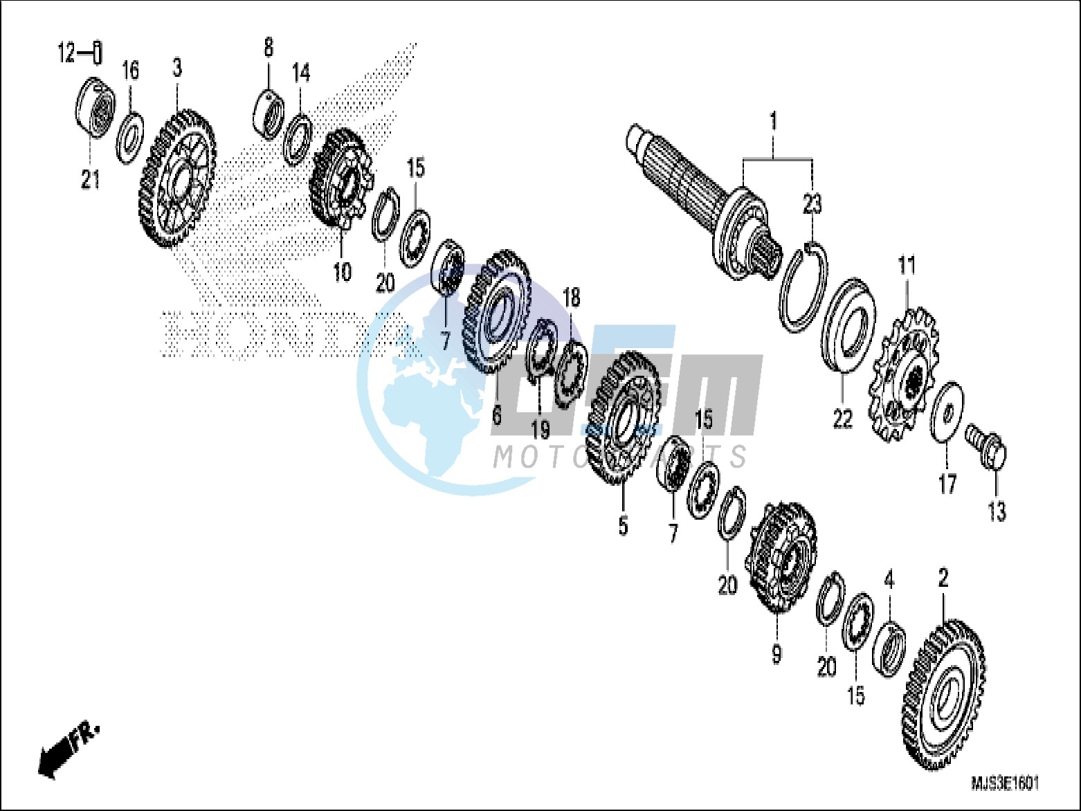 TRANSMISSION (COUNTERSHAFT)