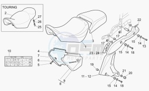 California 1100 EV PI Cat. EV PI Cat. drawing Saddle-central bod