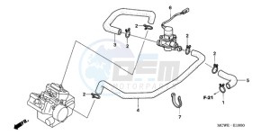 VFR8009 Ireland - (EK / MME) drawing AIR INJECTION VALVE