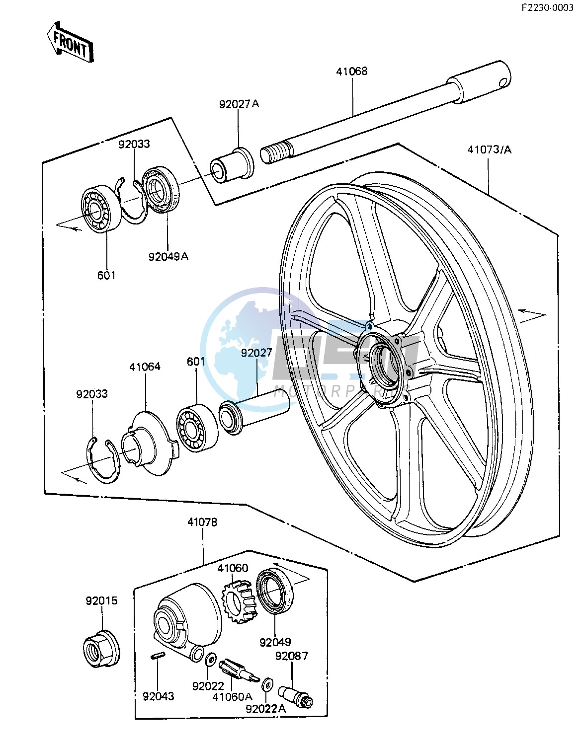 FRONT WHEEL_HUB