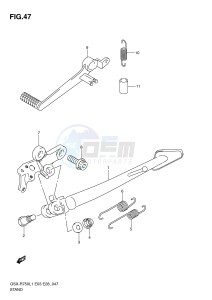 GSX-R750 (E3) drawing STAND