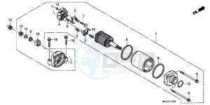 CBR600RRC drawing STARTING MOTOR