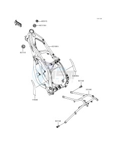 KX 250 K [KX250] (K) [KX250] drawing FRAME