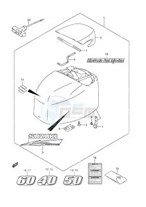 DF 60A drawing Engine Cover