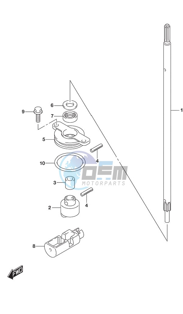 Clutch Rod DF 250S