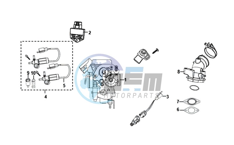 CARBURETOR / ECU UNIT