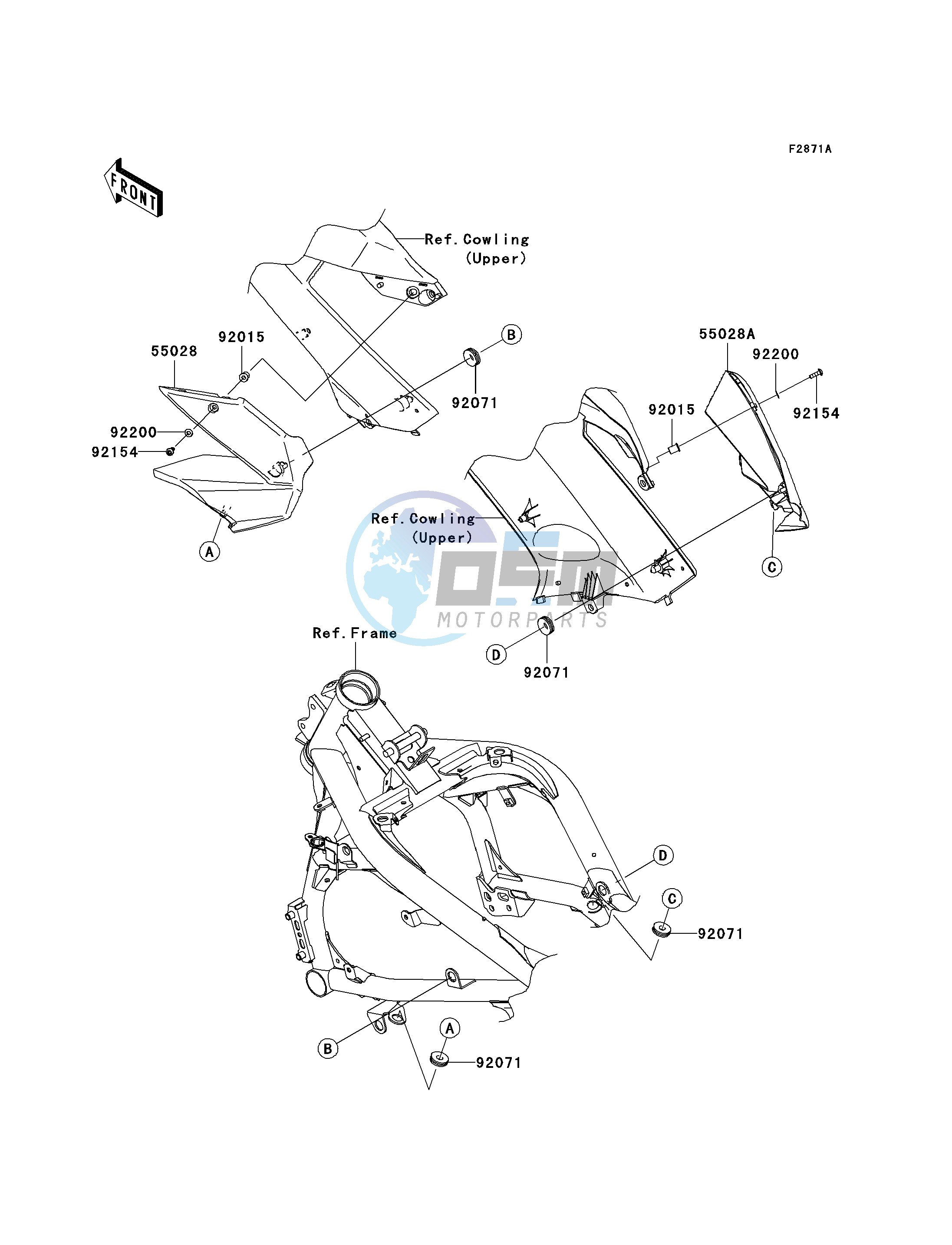 COWLING-- CENTER- -