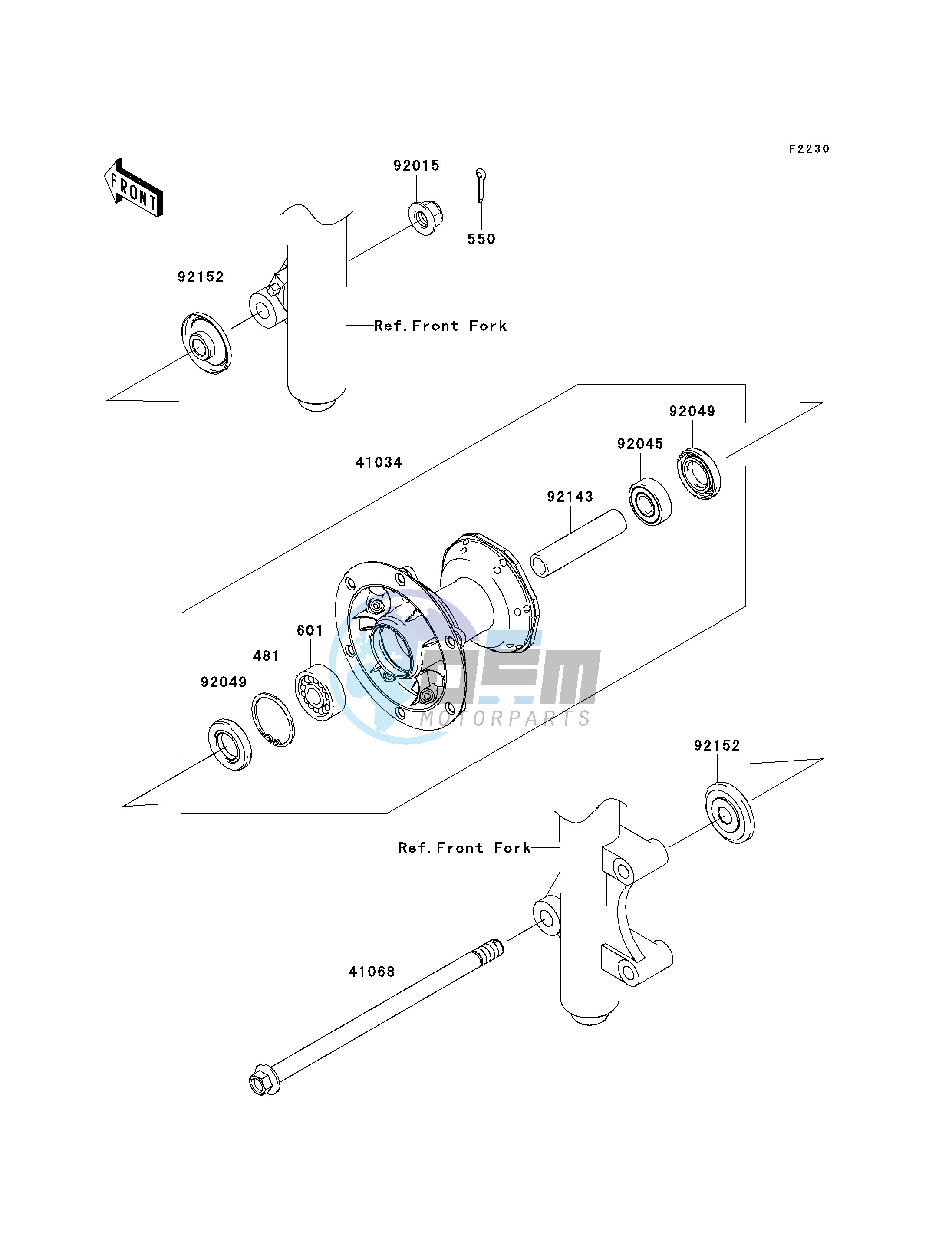 FRONT HUB