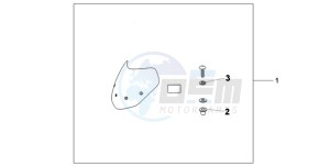 CB600FA39 Spain - (SP / ABS ST) drawing FLY SCREEN