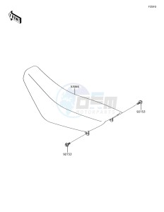 KX65 KX65AHF EU drawing Seat