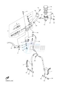 YZF-R1 YZF-R1M 998 R1 (2SG5 2SG6) drawing FRONT MASTER CYLINDER