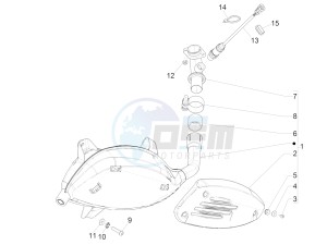 GTS 300 HPE 4T-4V IE ABS E4 (NAFTA) drawing Silencer