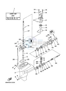 F15AEHL drawing PROPELLER-HOUSING-AND-TRANSMISSION-1