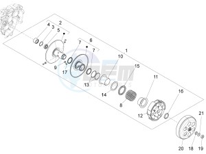 946 150 4STR 3V ABS-946 RED (NAFTA, APAC, EMEA) drawing Driven pulley