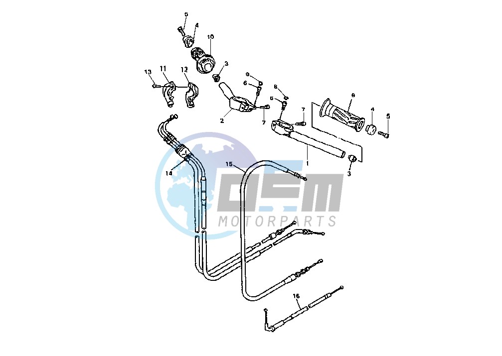 STEERING HANDLE -CABLE