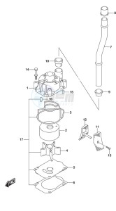 DF 200AP drawing Water Pump