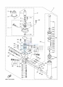 F25DETL drawing POWER-TILT-ASSEMBLY