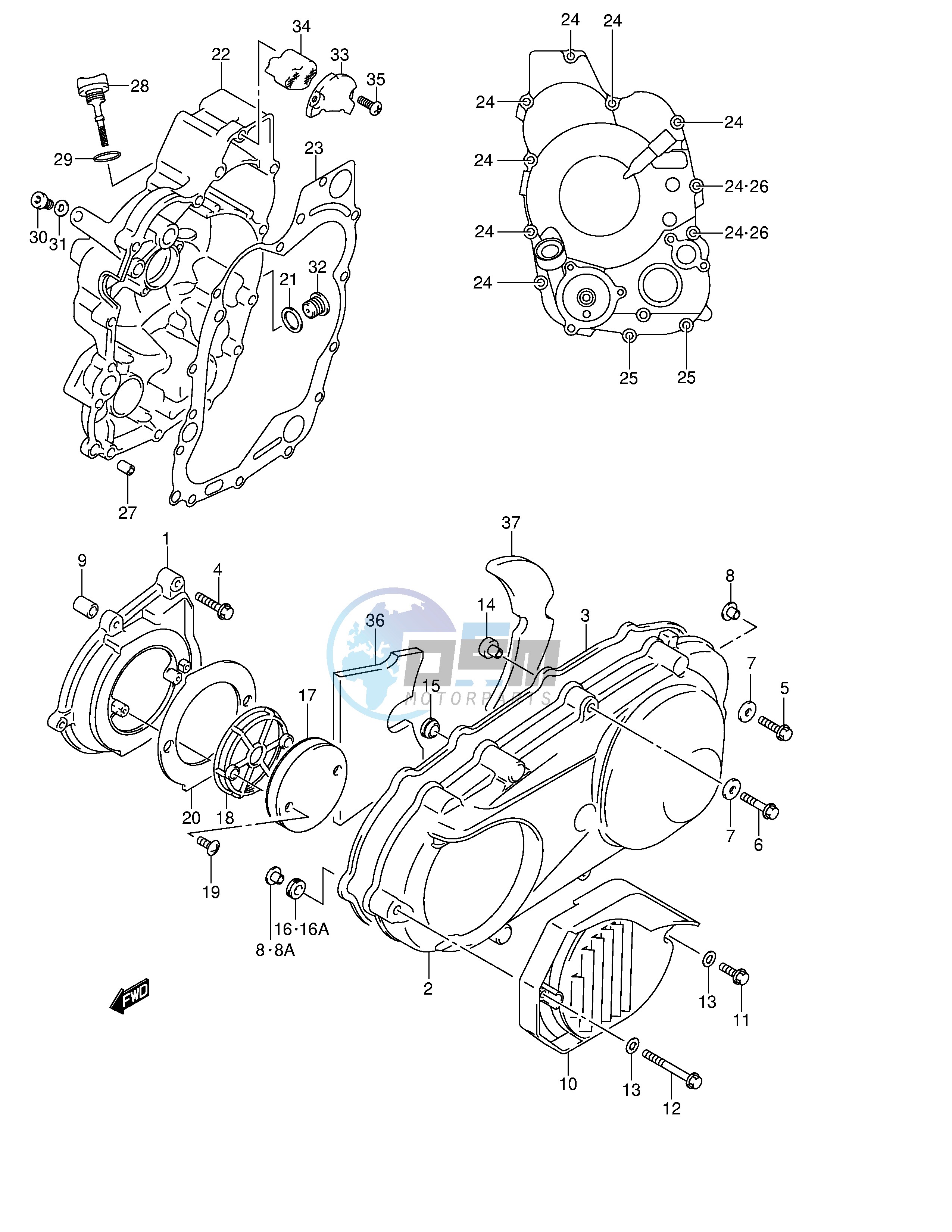 CRANKCASE COVER