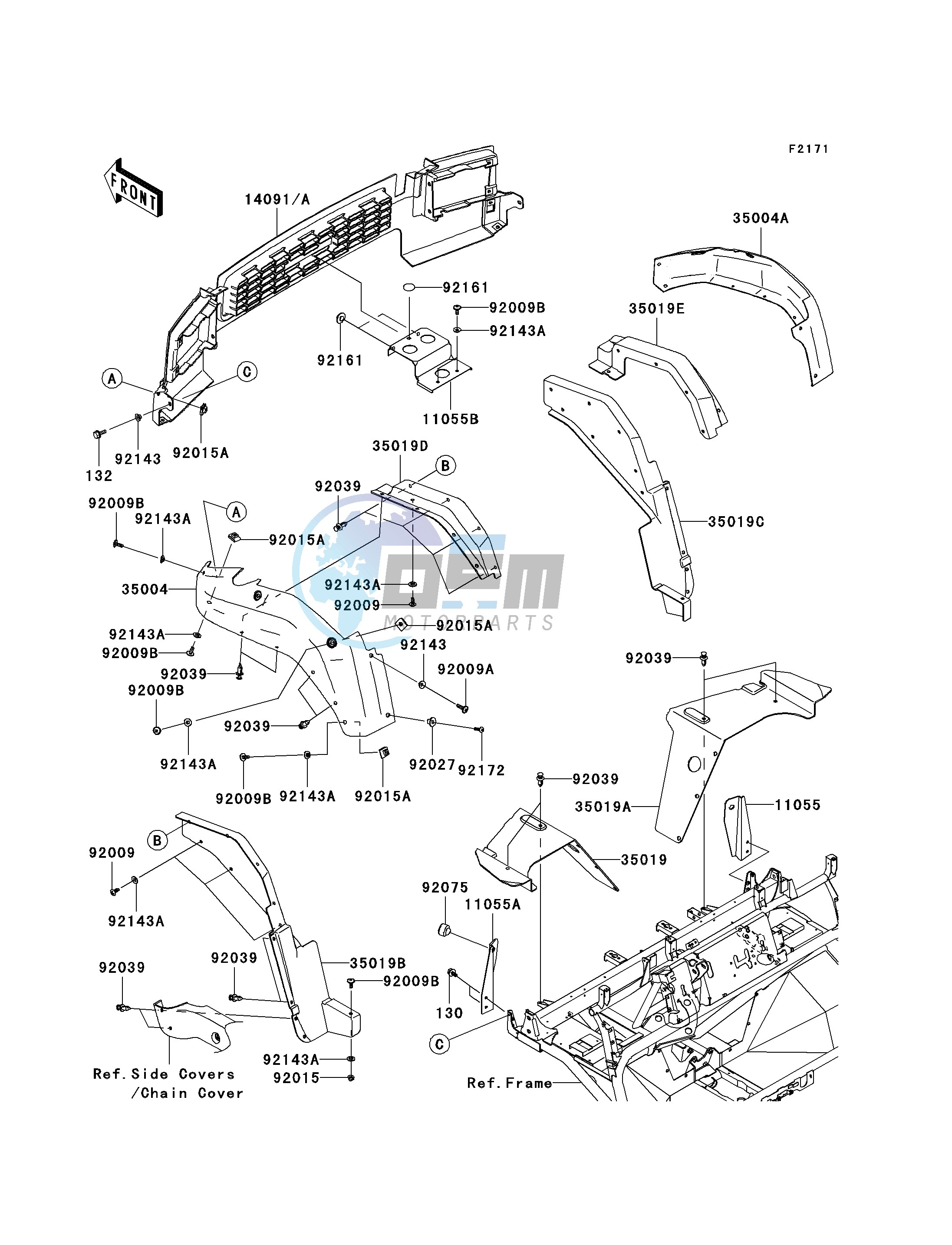 FRONT FENDER-- S- -