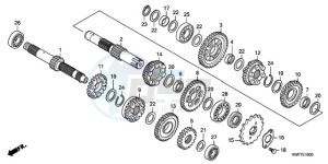 CBF125MA UK - (E) drawing TRANSMISSION