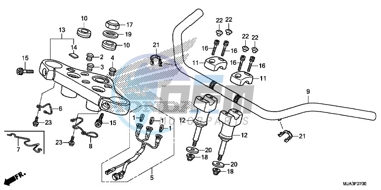 HANDLE PIPE (VT750C/CA/CS)