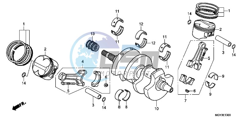 CRANKSHAFT/PISTON