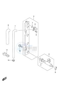 DF 90A drawing Fuel Injector