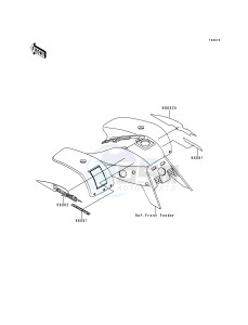 KEF 300 A [LAKOTA 300] (A2-A5) [LAKOTA 300] drawing DECALS-- GREEN- --- KEF300-A5- -