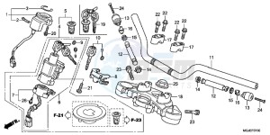 CBF1000FAC drawing HANDLE PIPE/TOP BRIDGE