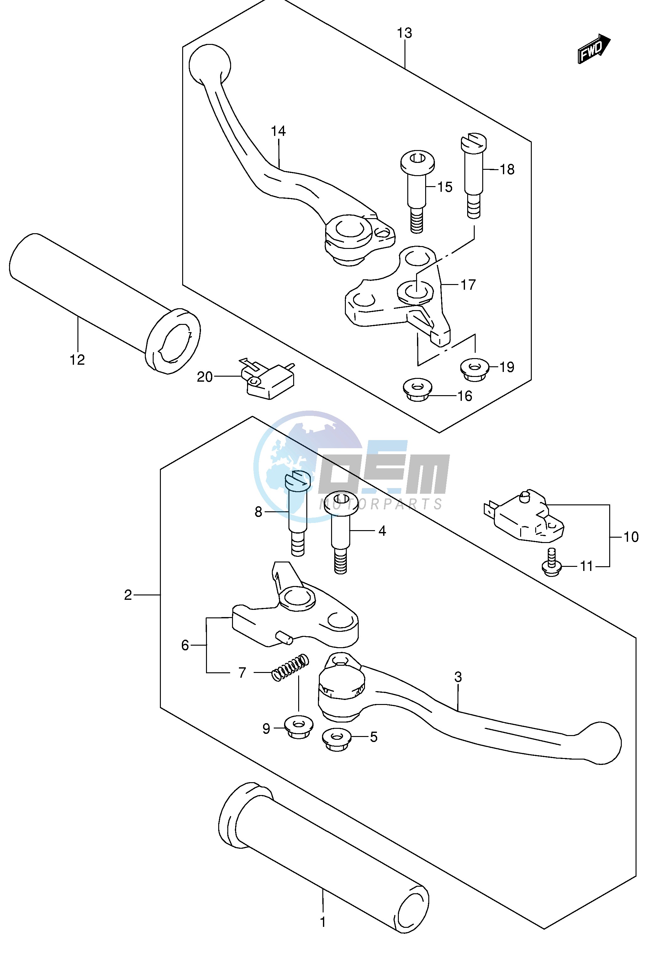 HANDLE LEVER (MODEL K5 K6)