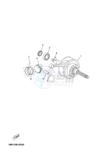 YP125RA (ABS) X-MAX 125 ABS (2DMD 2DMD) drawing CRANKSHAFT & PISTON