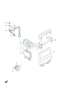 DF 140A drawing PTT Switch/Engine Control Unit