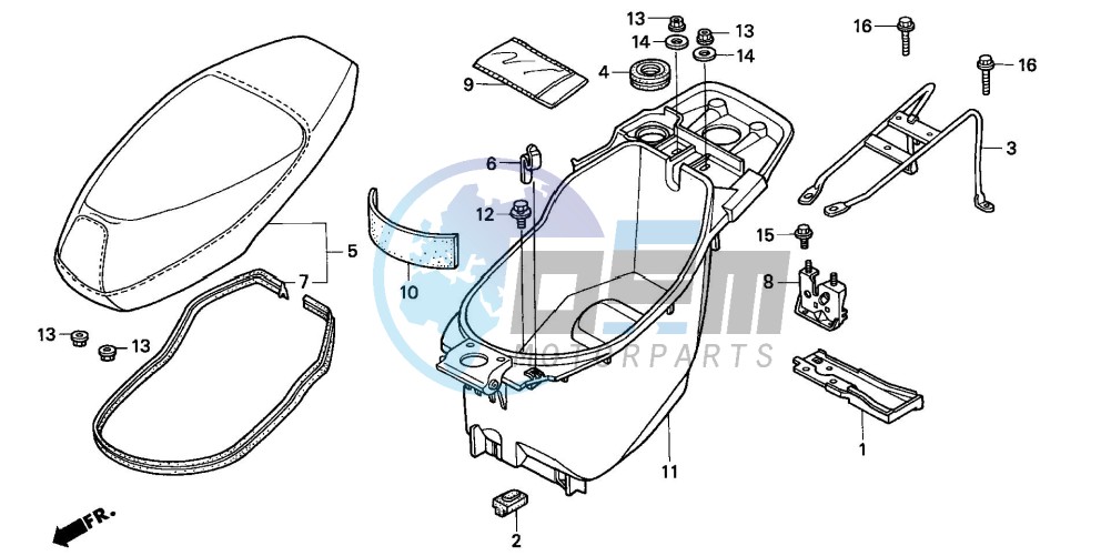 SEAT/LUGGAGE BOX