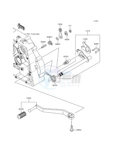 KLX150L KLX150EEF XX (EU ME A(FRICA) drawing Gear Change Mechanism