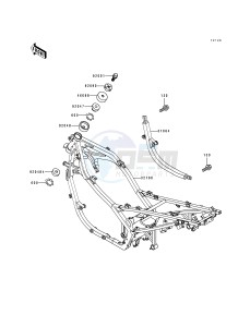 EX 500 A [EX500] (A4-A7) [EX500] drawing FRAME