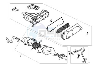 ATLANTIS O2 CITY - 50 cc drawing AIR CLEANER