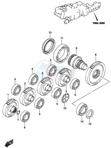 AN650 BURGMAN drawing CVT