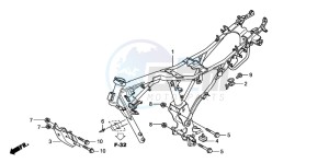 CBF150SH drawing FRAME BODY