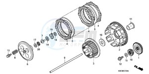 CRF150RC drawing CLUTCH