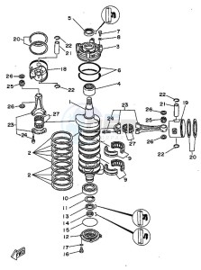 150A drawing CRANKSHAFT--PISTON