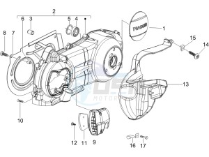 Nexus 250 e3 (UK) UK drawing Crankcase cover - Crankcase cooling