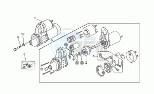 Sport 1100 Iniezione Iniezione drawing Starter motor