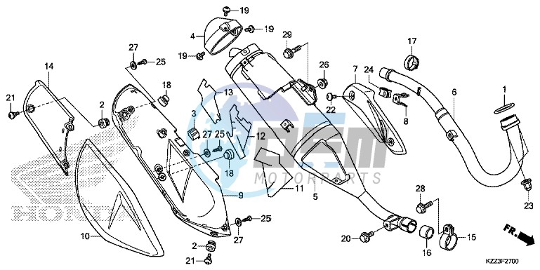 EXHAUST MUFFLER