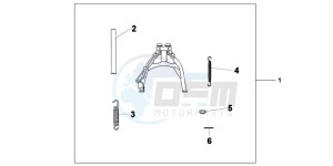 XL700VB drawing MAINSTAND