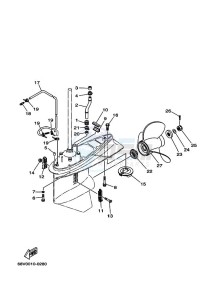 F100BETX drawing PROPELLER-HOUSING-AND-TRANSMISSION-2