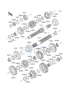 ZR 750 L [Z750 AU] (L7F-L8F) L7F drawing TRANSMISSION