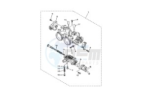 XP T-MAX BLACK MAX 500 drawing THROTTLE BODY