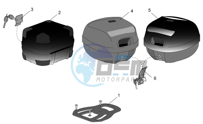 Acc. - Top/cases side cases