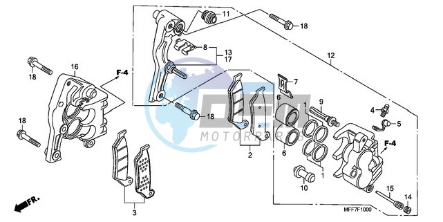 FRONT BRAKE CALIPER